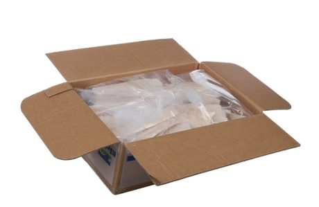 Corrugated carton with polyethylene liner
