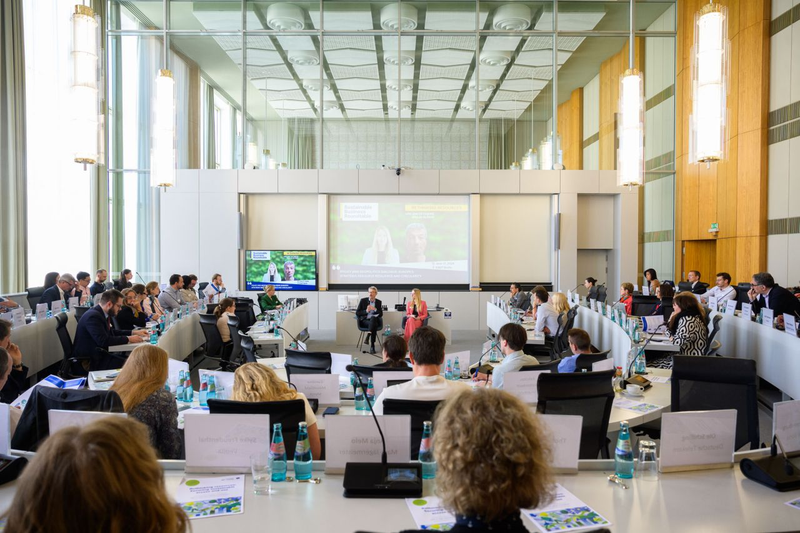 Marcatus QED team at an ESMT Berlin sustainability roundtable