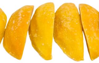 IQF mango slices